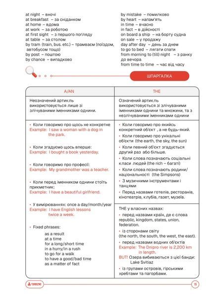 Конспект з англійської мови &laquo;TURBO&raquo;: Твій Secret Weapon для високого бала на НМТ! 🇬🇧👑 119686677 фото